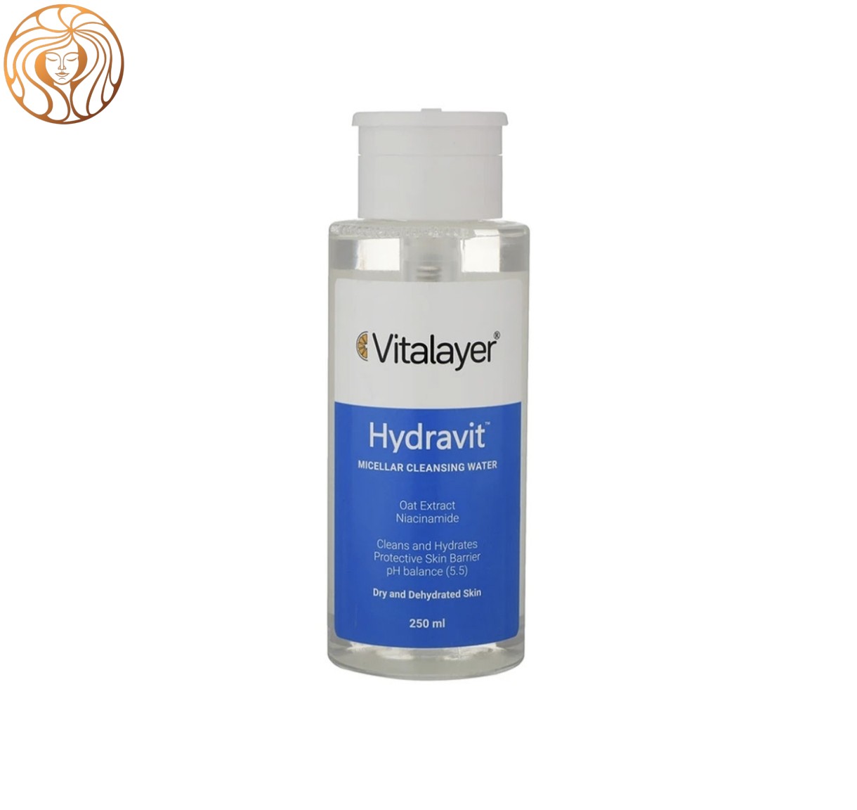 میسلار واتر ویتالیر مدل Hydravit مناسب پوست خشک حجم 250 میلی لیتر
